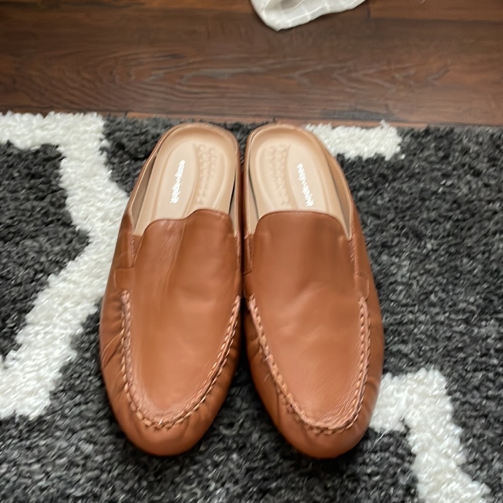 Easy Spirit sz 8.5 brown slip on miles shoes flats new SH294 - Picture 2 of 5
